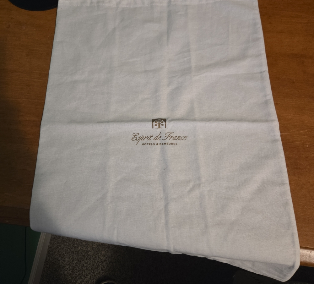 Esprit de France White Tote Bag